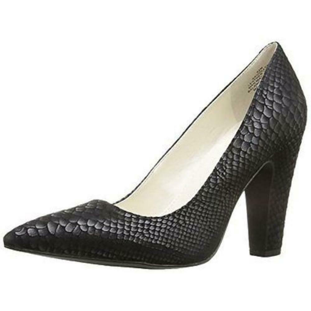Anne Klein snakeskin pumps